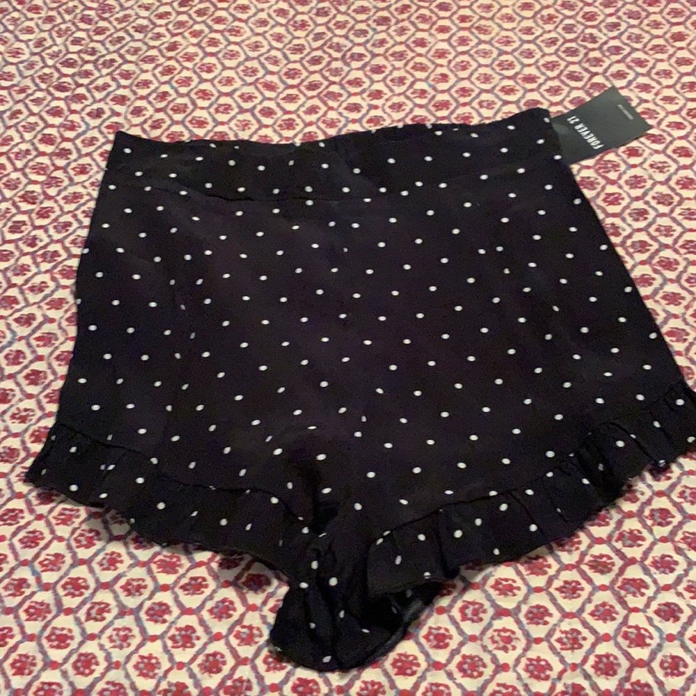 Forever 21 Black & White Polka Dot Shorts